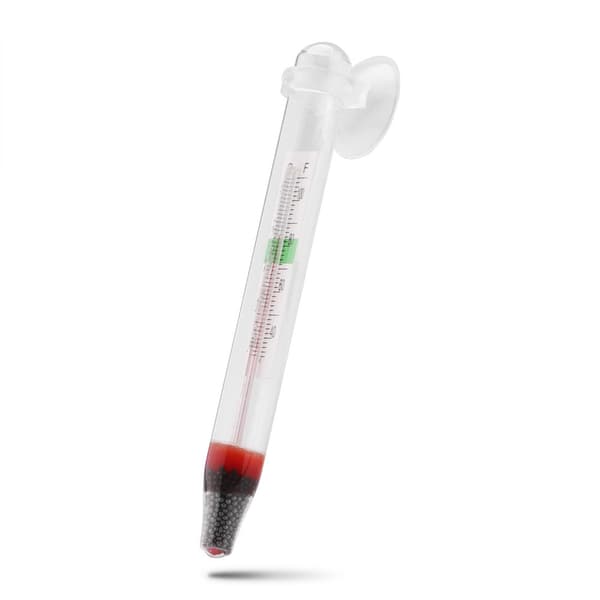 Mini flydende akvarietermometer Vertikal Vandtermometer Anti-drop temperaturmålingsområde: 0-40 grader