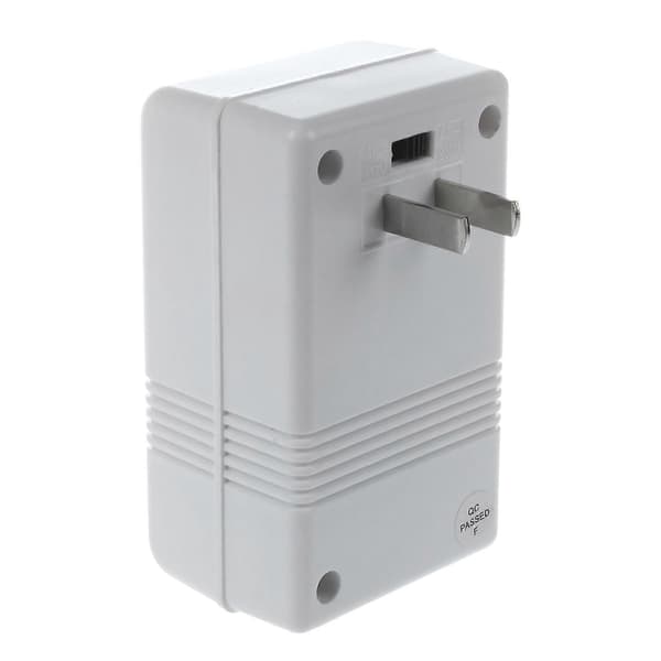 100W 110V/120V til 220V/240V Opp&Ned Spenningsomformer Transformator Reise [DB] Hvit White