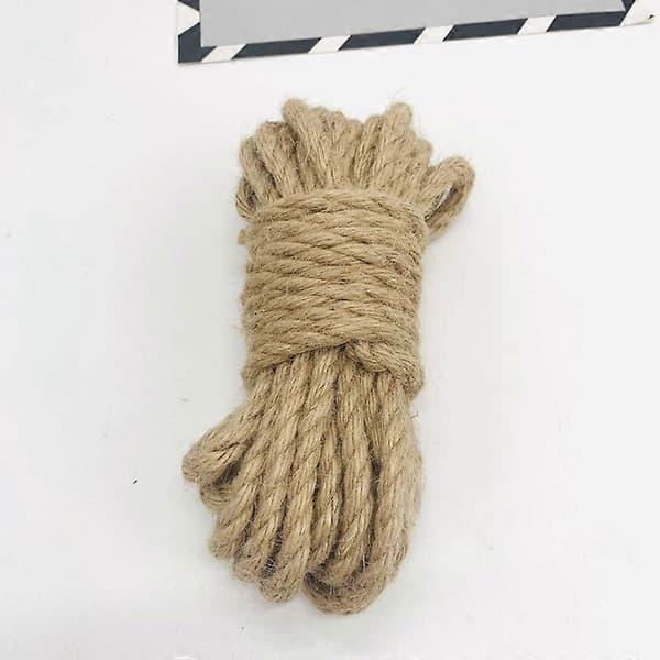 2-pack, jute rope hemp rope thickness 1.5 mm, length 120 m, for DIY