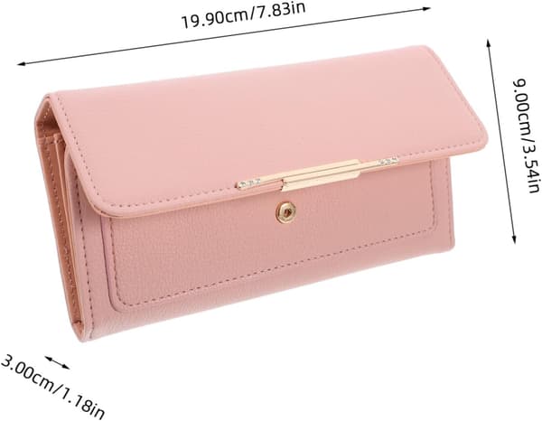 Women's Wallet with Multiple Card Slots RFID Card Holder Compact PU Leather Women's Handbag Portable Wallet