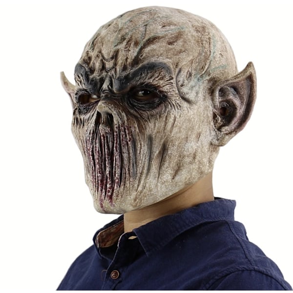 Läskig Halloween-mask Terror Spöke Djävul Mask Dansfest Läskig Biokemisk Alien Zombie Caps Mask