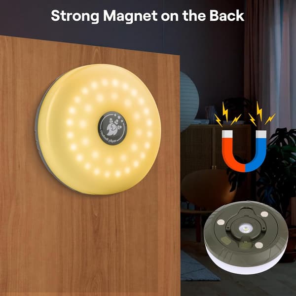 Light string, camping lamp, foldable, with 10 m LED light string, portable, waterproof, camping lamp, USB, rechargeable, for bedroom