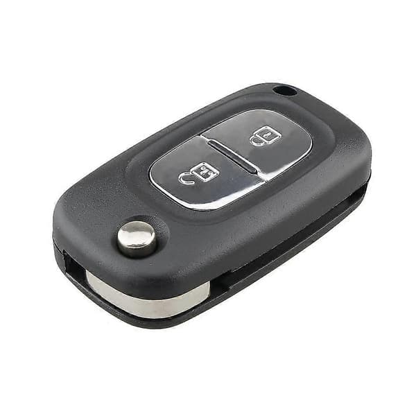 Bilnøgle Erstatning 2 Knapper Bilnøglehus Til Renault Clio / Megane / Kangoo / Modus
