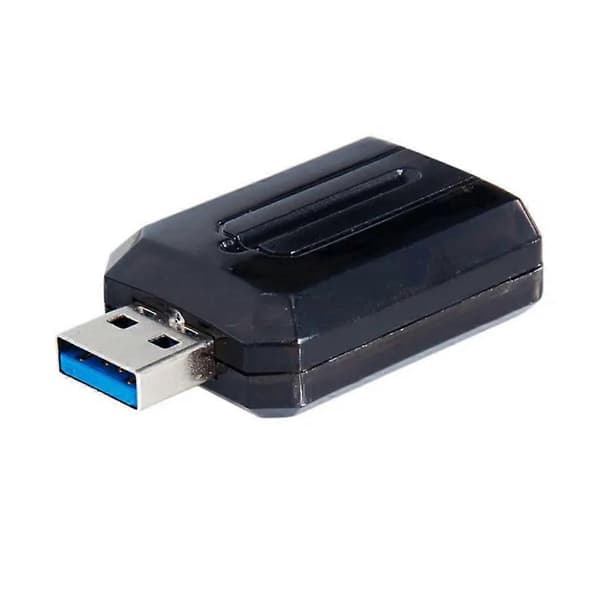 Nopea USB 3.0 - SATA-sovitin Plug and Play -toiminnolla 3 Gbit/s ESATA ESATA