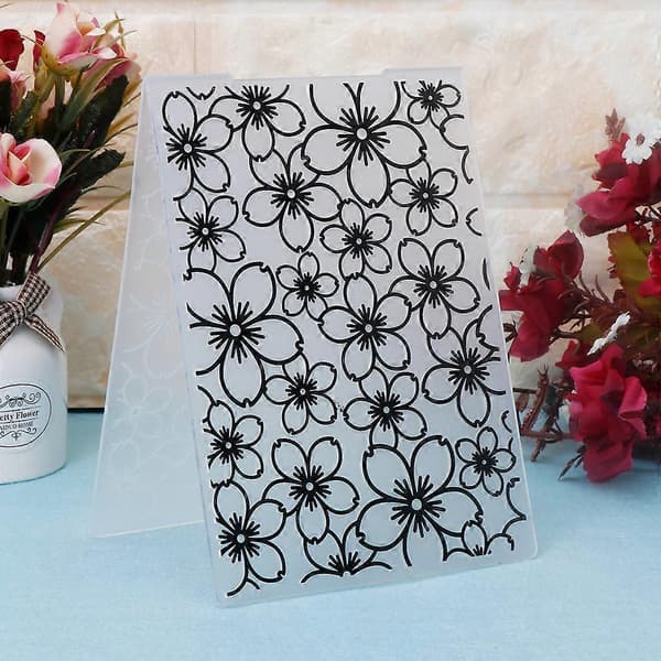 Flowers Embossing Folder Template Scrapbooking Photo Album Card Paper Making_tfrf