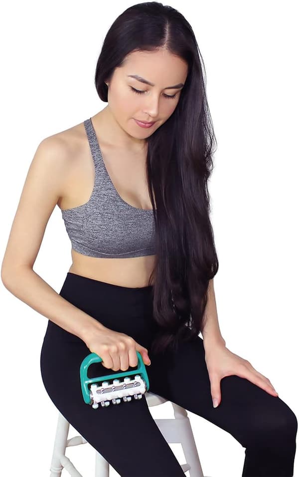 Fascia Release and Cellulite Remover Muscle Massage Roller, Mini Trigger Point Myofascial Deep Tissue Massage Body Therapy Massager