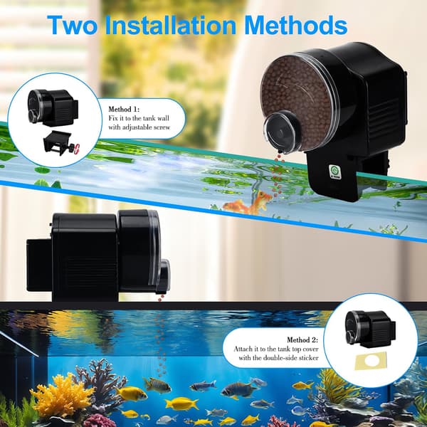 Automatic Fish Feeder - Aquarium Holiday Feeder with Timer for Vacation Travel (AF-2003D)