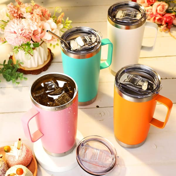 4 stk. 20 oz isolerede rejsefarver Bright Colors