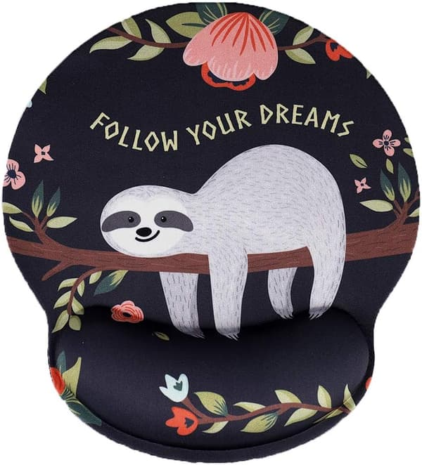 Ergonomic mouse pad for computer mouse, mouse pad for home office, laptop, gaming