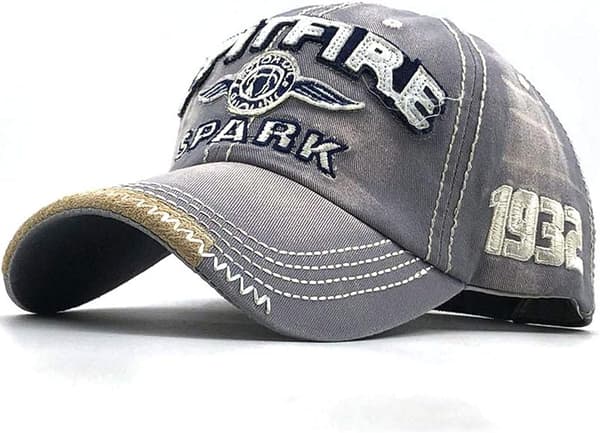 Vintage Baseball Cap Herre Spark Bogstaver Cap Snapback Hip Hop Flat