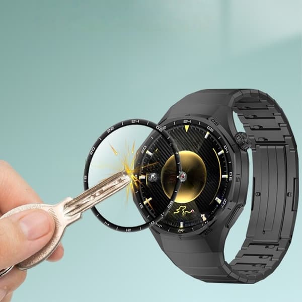 3D Curved Full Screen Soft Film for Huawei Watch GT6 Pro 42mm - Clear, 2-pack