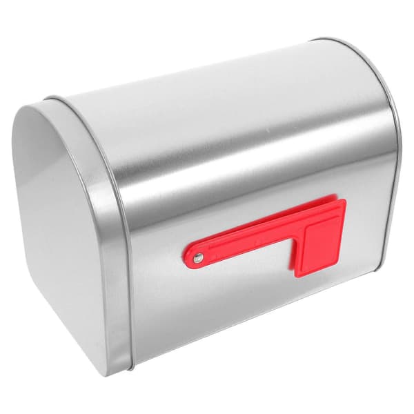 Tinplate Mailbox Toy, Rectangular Shape for Kids, Boys, Girls, DIY Crafts, Greeting Card Exchange, 1-Pack
