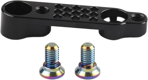 7075 Bakbremseadapter Landeveissykler Montering til og Aluminiumslegering for Flat Konverterer 140mm 160mm Lett Funksjonell (Svart)