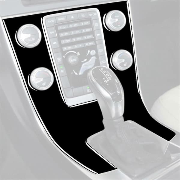 Bil Kontrollkonsoll Panel Beskyttelse Trim Klistremerke for Volvo S60 V60 LHD