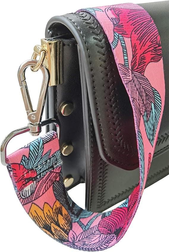 Adjustable Replacement Strap 3.8 cm (Pink) Wide Shoulder Strap for Straps