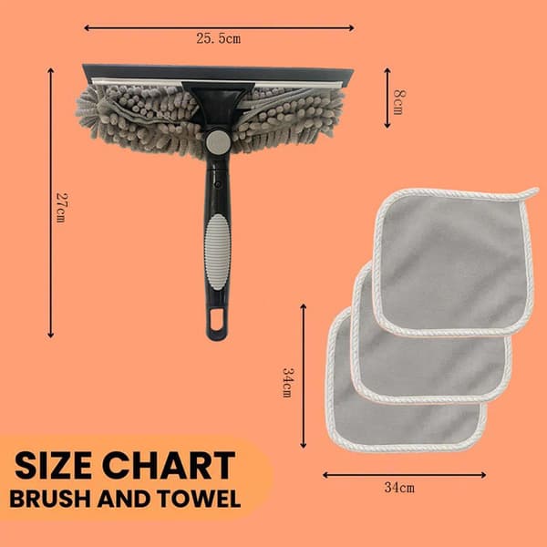 Window Scraper Cleaning Tool Kit Scraper for Window Cleaning with 1 Head 3 Pads