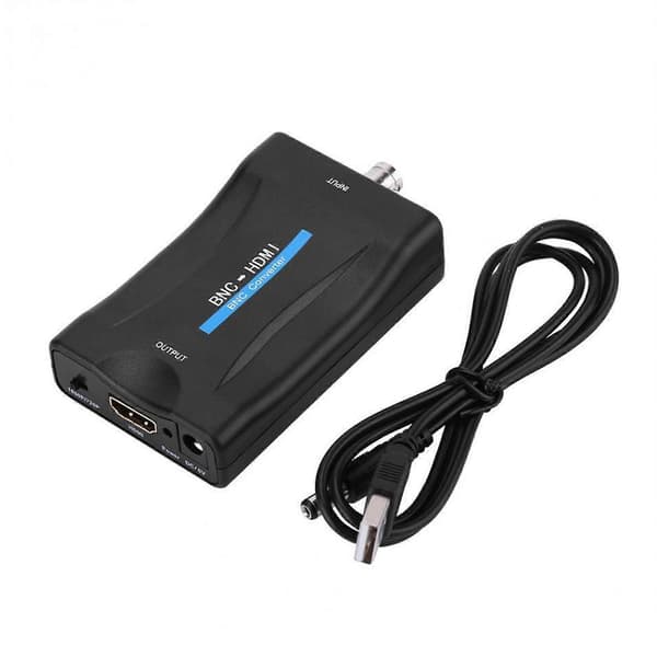 Kabel BNC til HDMI-omformer 1080P Video Display Adapter Overvåkingsmonitor+USB