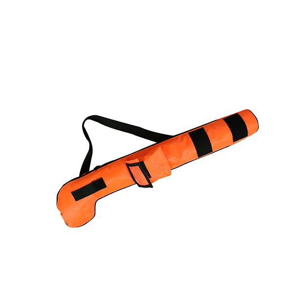 Yksinkertainen klubilaukku sauvan case Säilytyslaukku Monitoiminen harjoituskannettava organizer P Orange 82*9.5*9.5cm