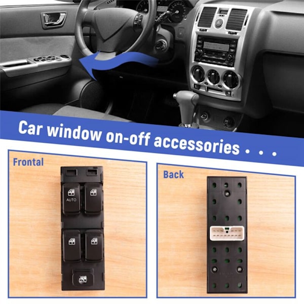 Left Electric Driver Side Window Control Master Switch for 2005 93570-1C110