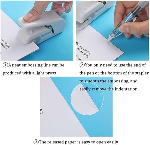 Lightweight Desktop Stapler Portable Durable Stapler for Home Office Desk Stapler