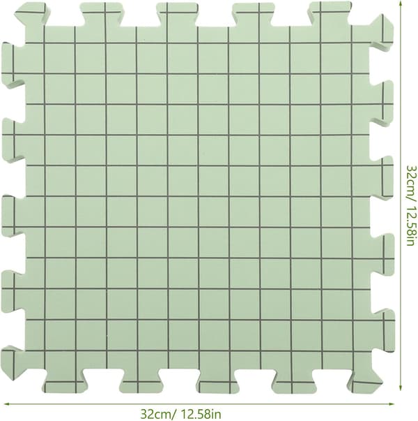 Blocking Board for Knitting with 4 Foam Pads and 100 T-Pins