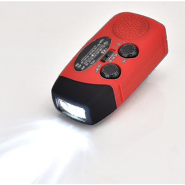 Emergency Hand Crank Radio Wind Up Solar Radio Dynamo Radio Mobiltelefonlader