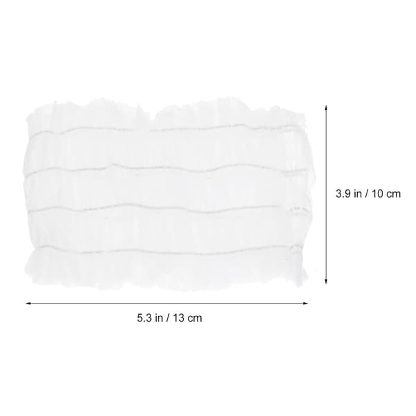 100 stk. engangs-hårbånd i non-woven til spa, brede makeup-hårbånd til kvinder til hudpleje og ansigtsbehandlinger
