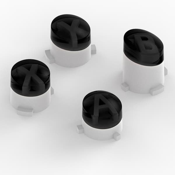 Bullet Buttons ABXY Mod Kit til Xbox One Controller - Udskiftningsknapper til Xbox