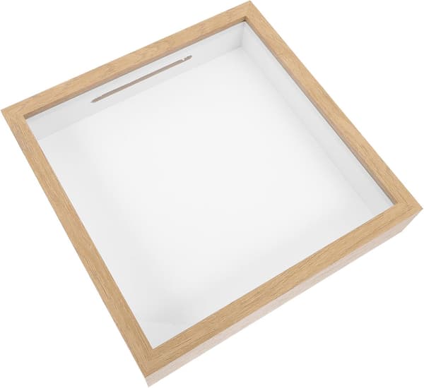 Treramme Fotorammer 3D Hul Minimalistisk Kaffe Tre PVC Multifunksjonell