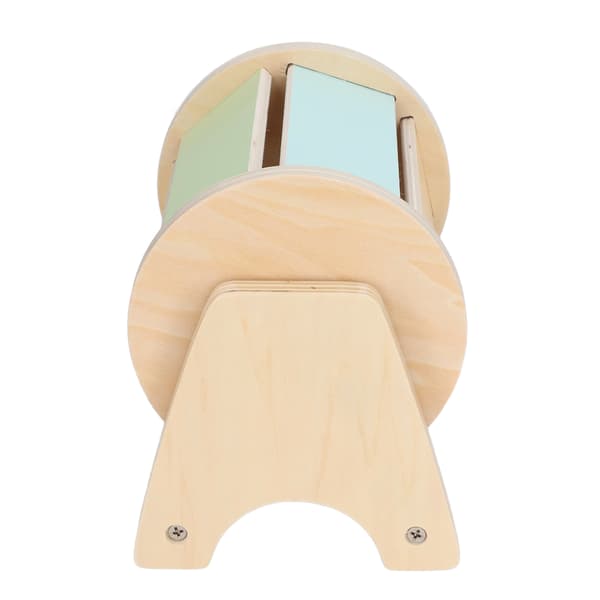 Educational Toy for Children Multifunctional Composite Wood Parent-Child Pitching Simulation Model Toy Textile Drum