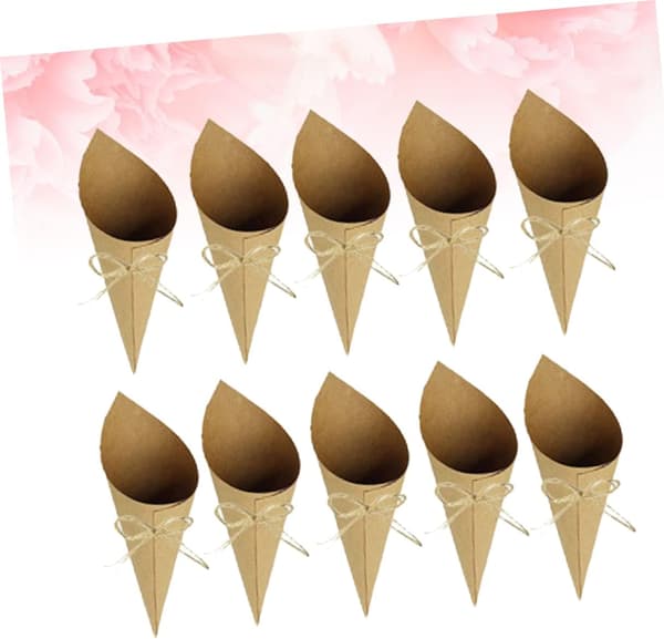 Elegant Concise Design Paper Decorations 50pcs Wedding Party Confetti Container with Wrapper Tube