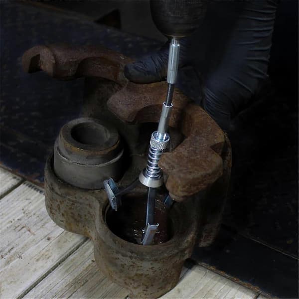 Small Brake Cylinder Honing Tool - Engine Cylinder Honing Tool Deglazer Piston Honing with 3 Stones 220 Grit
