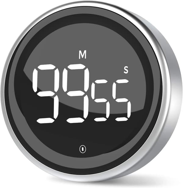Køkkentimer Digital Timer med Stopursfunktion og Nedtælling