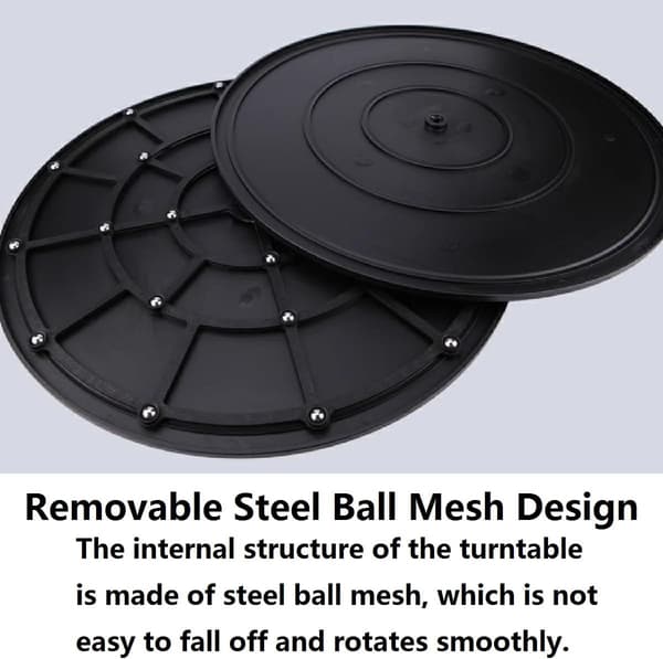 20 cm Universal Rotary Turntable, Solid 360° Rotating Plant Pot Turntable for Speakers Laptops Monitors (20 cm)