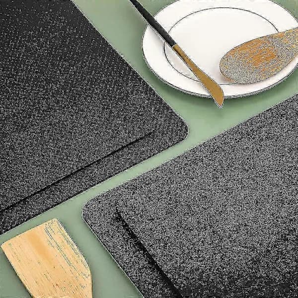 Heat Resistant Mat for Airfryer, 2-pack Heat Resistant Trivets Countertop Protector Coffee Maker Mat