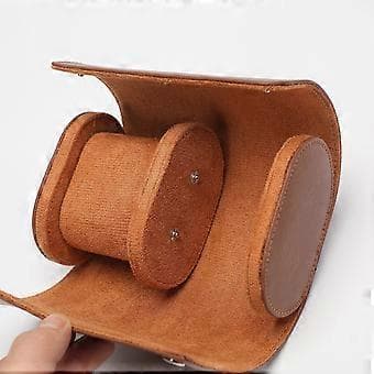 1/2/3Bit Klockbox Dammtät Klockförvaringslåda Mekanisk Klockförpackningslåda Samlingsgåva för Bröllopsfödelsedagspresent brun brown 3 brown 3
