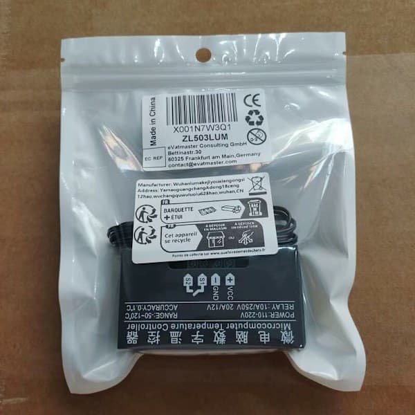 1 stk W3230 AC 110V-220V Digital temperaturregulator, NTC 10K Digital displaytermostatkontrollbryter