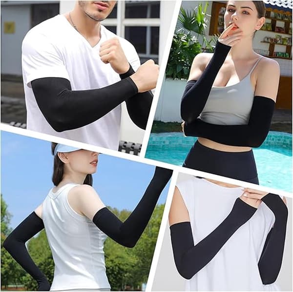 4 par ærmer - Unisex - Ærmer - Ultralette ærmer - Armærme - UV-beskyttelse til arme