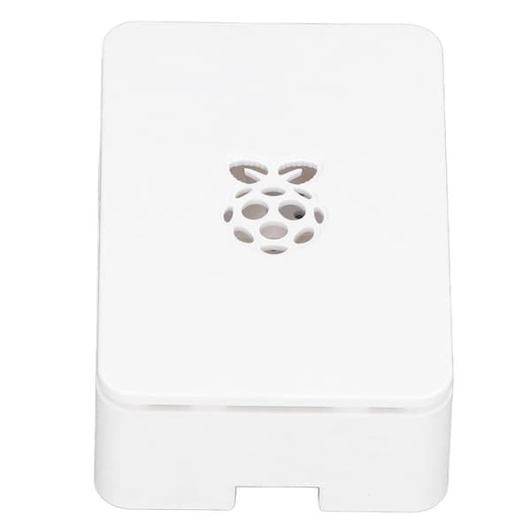 Futteral til Raspberry Pi 4 ABS Avtakbart Ripebestandig Varmeavledende Beskyttelsesdeksel Hvit