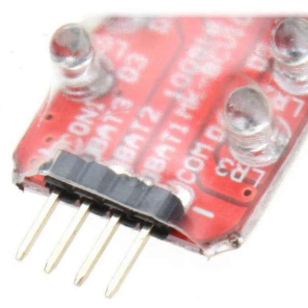 4X Højttaler Lipo Batteri Spændingsalarm Display Checker 2-3S LED Display til RC Helikopter Quadco