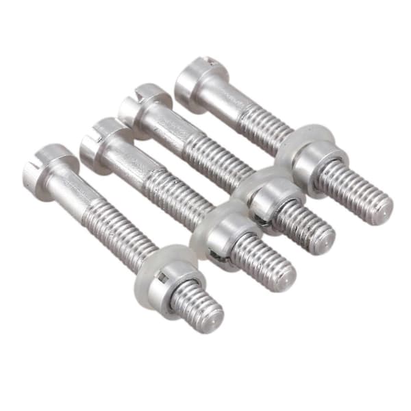 4 st M2.5x18.5mm Turntable Phonograph Screws, Hardware Replacement Headshells Stylus Mounting Vinyl