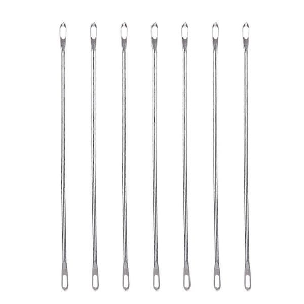 Dubbla överföringsnålar med öga 9cm - 20-pack - Tillbehör för stickmaskin