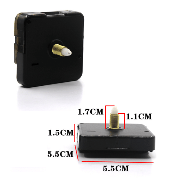 Quartz Clock Movement for Wall Clock, Battery Operated Clock Mechanism, DIY Clock Repair Accessories, Replacement Part