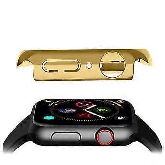 For Apple Watch Series 9/8/7 41mm Shiny Rhinestone PC Smart Watch Case Protective Frame