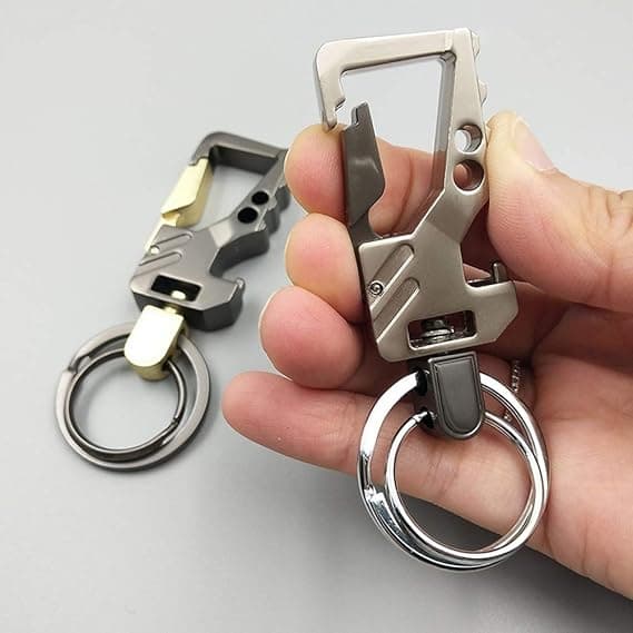 2 kpl avaimenperä, auton avaimenperä metallia