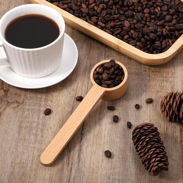 10g Skopa Trä Kaffemått för