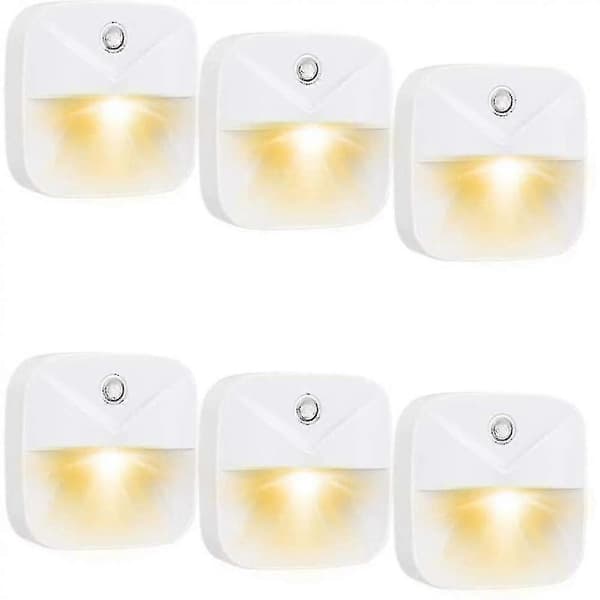 6 dele sensor natlampe intelligent LED natlampe induktion natlampe varm LED sensorlampe
