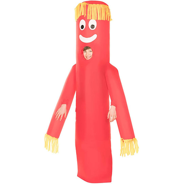 Oppblåsbar Tube Man-kostyme, Tube Man-kostyme for voksne, Oppblåsbar Wacky Tube Man-kostyme, Oppblåsbar mann-kostyme