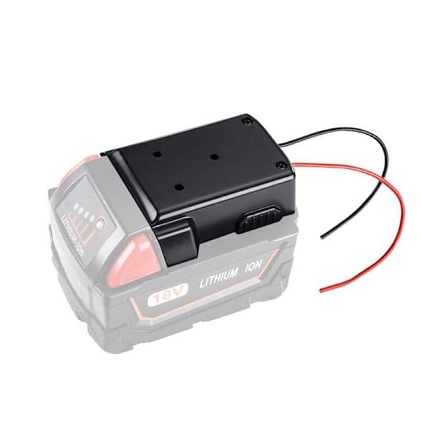 18V Shore Power Connector Battery Adapter with 14 AWG Wire Terminals Adapter Tool Accessories