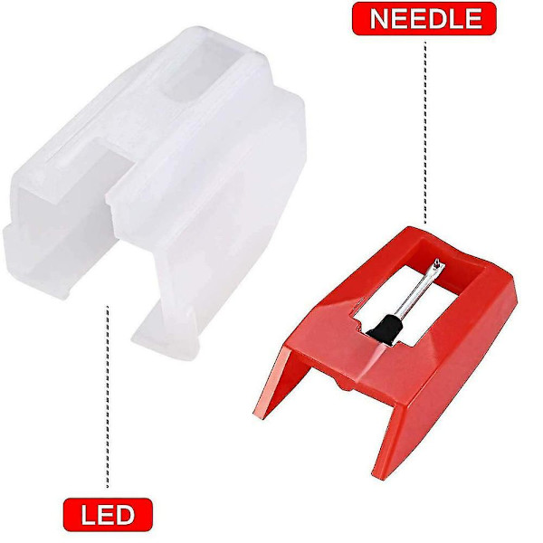 4-pakks nål for platespiller, erstatning for platespiller-stylus